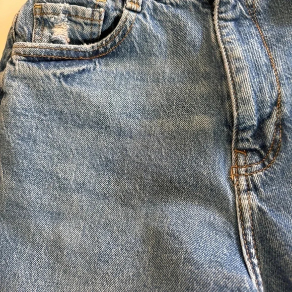 Zara- Midwash- Straight Leg Denim- Women’s 4 - Picture 4 of 16